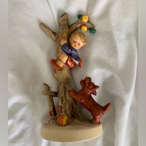 Little boy in tree Hummel - West Germany